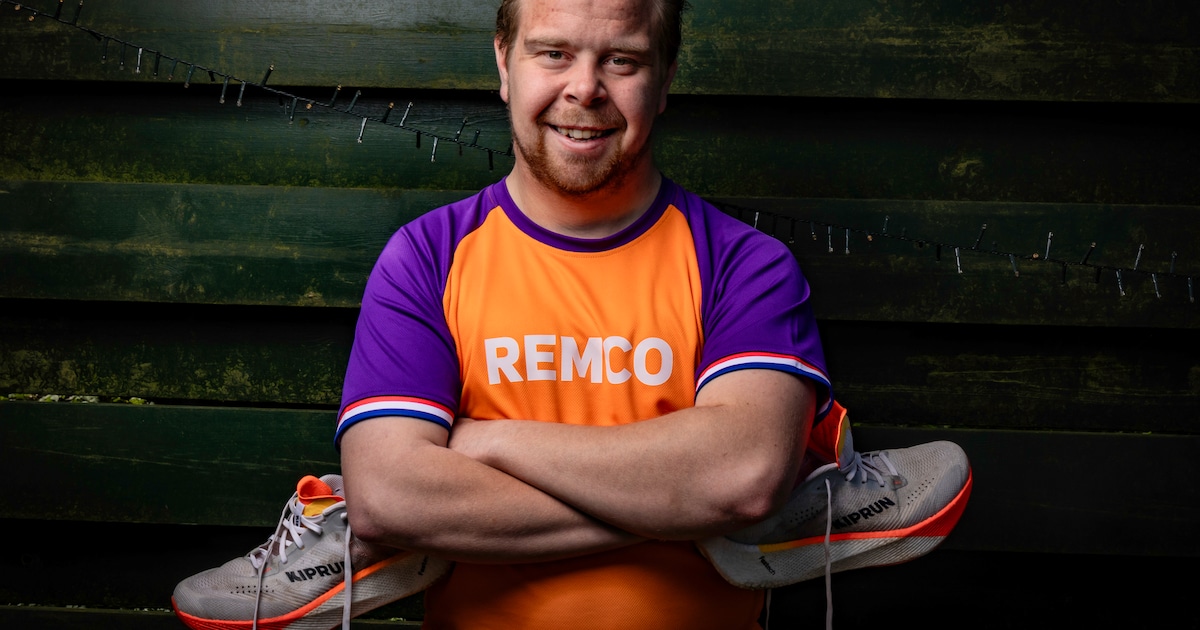 Remco (26) heeft één nier en een hartafwijking, vandaag loopt hij de marathon: ‘Ik vertrouw op mijn 