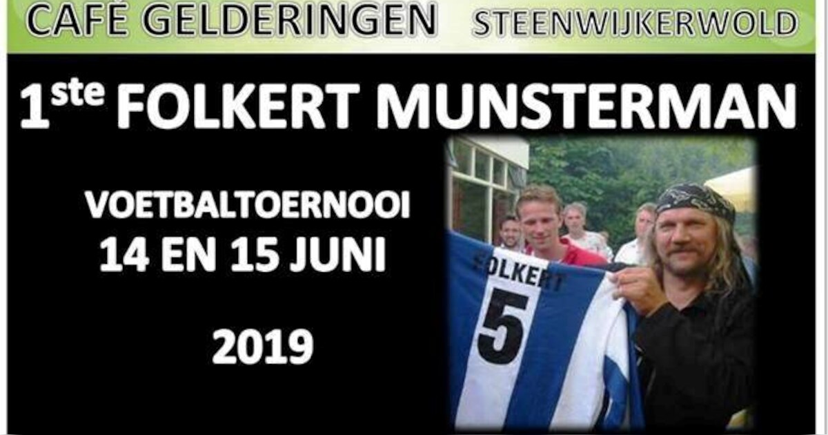 Café uit Winkel wint Folkert Munsterman voetbaltoernooi in Steenwijkerwold