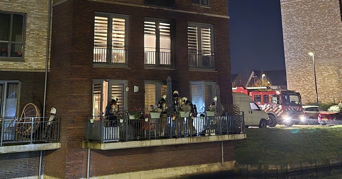 Kerstverlichting mogelijk boosdoener bij brand in Bunschoten-Spakenburg