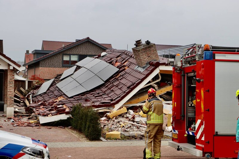 Van de woning is weinig meer over.