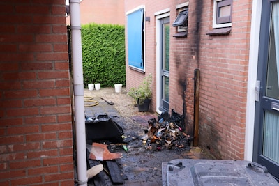 Brand in afvalcontainer Voorthuizen snel onder controle