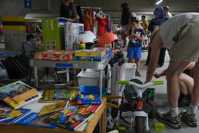 Rommelmarkt aan Bato’sweg in Putten