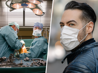 Griepgolf in ziekenhuizen: operaties uitgesteld en verkouden bezoekers moete mondkapje op