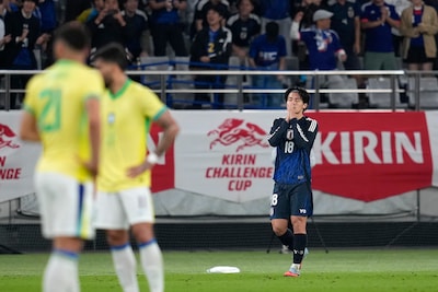 Ayase Ueda sluit interlandperiode goed af: eredivisie-topscorer scoort winnende goal tegen Brazilië