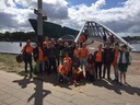 De hele klas van De Zevensprong bij Nemo. Eigen foto