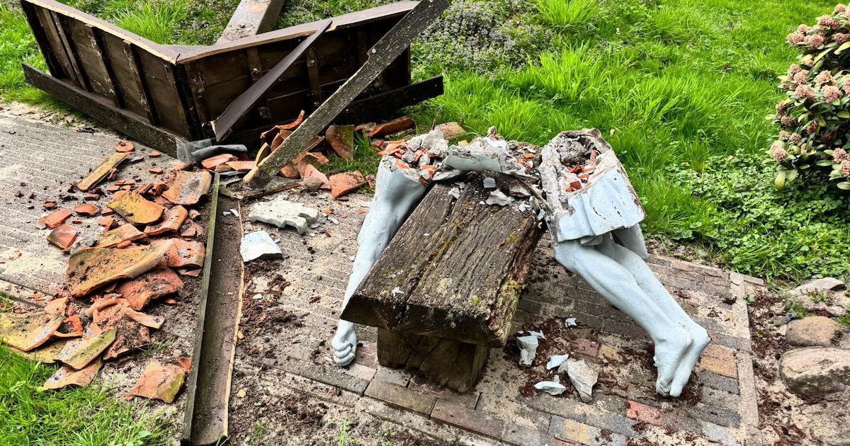 Landkruis van drie meter hoog valt om in Ootmarsum: ‘Blij dat er op dat moment geen bezoekers waren’