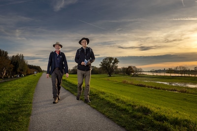 Dit duo stippelt bijzondere wandelroute uit rond Zwolle, Kampen en Hasselt