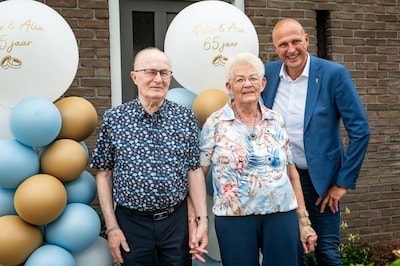 Echtpaar Van Emmen uit Dalfsen 65 jaar getrouwd