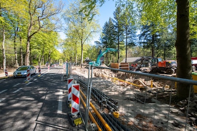 Week langer hinder in Apeldoorn op Amersfoortseweg door leidingbreuk bij pompstation