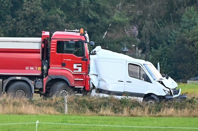 10 seconden had N. uit Hardenberg om te remmen op de N36, maar hij deed het niet: ‘Opeens stond het 