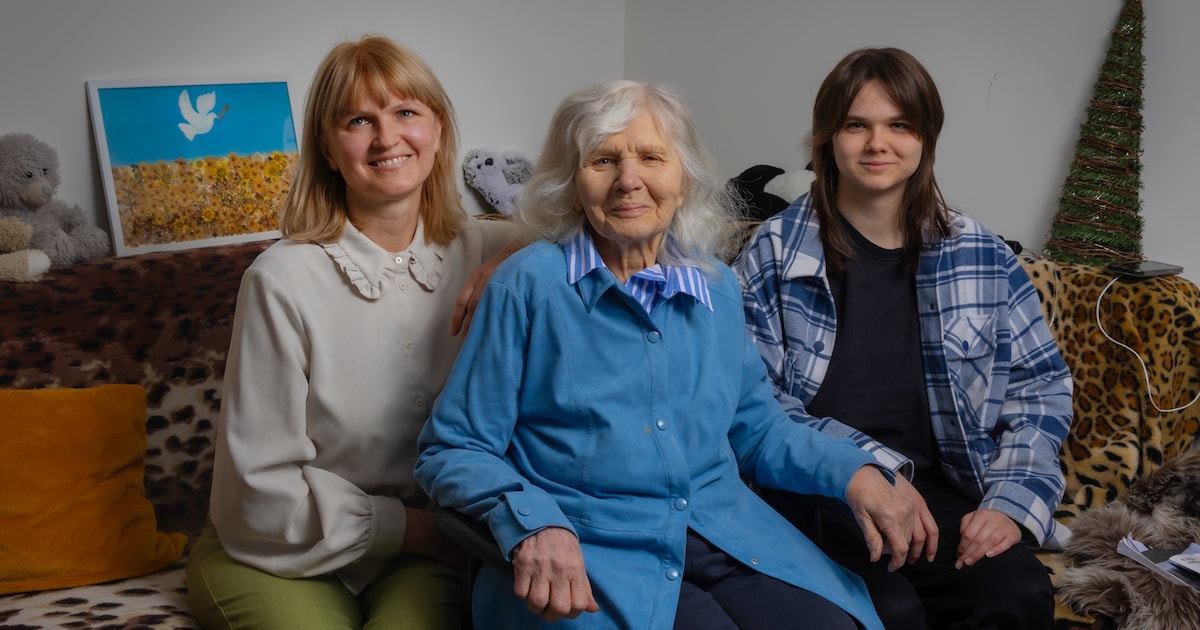 Zlata vlucht met twee kinderen en oma uit oorlog, nu past haar hele gezin in kleine woning in Gorsse