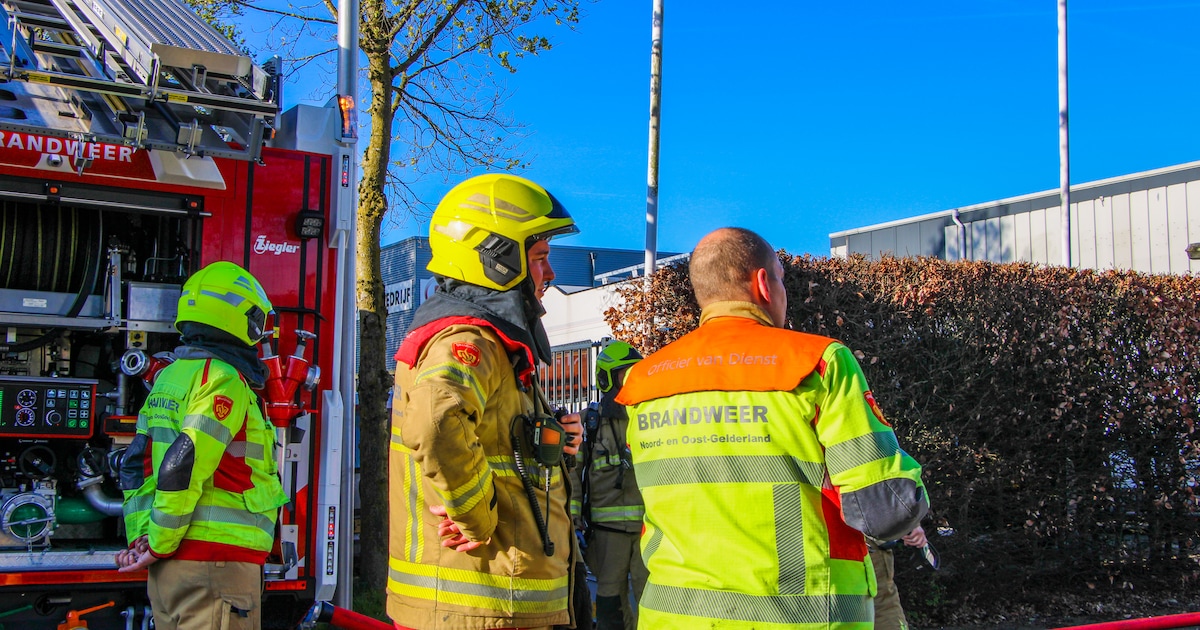 Brand in houtsnippermachine bij bedrijf in Lochem