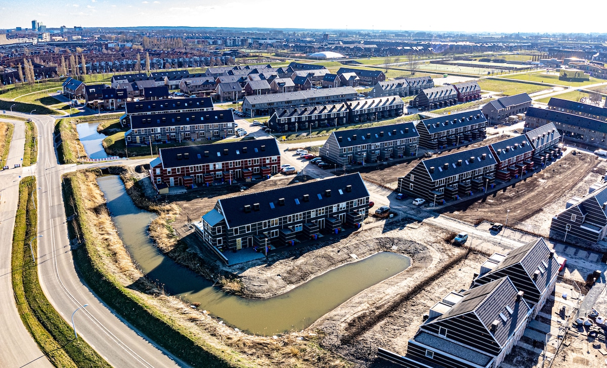 Woningbouw in Stadshagen.