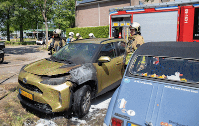 Verdachte van autobranden in Eemnes en Amersfoort op heterdaad aangehouden