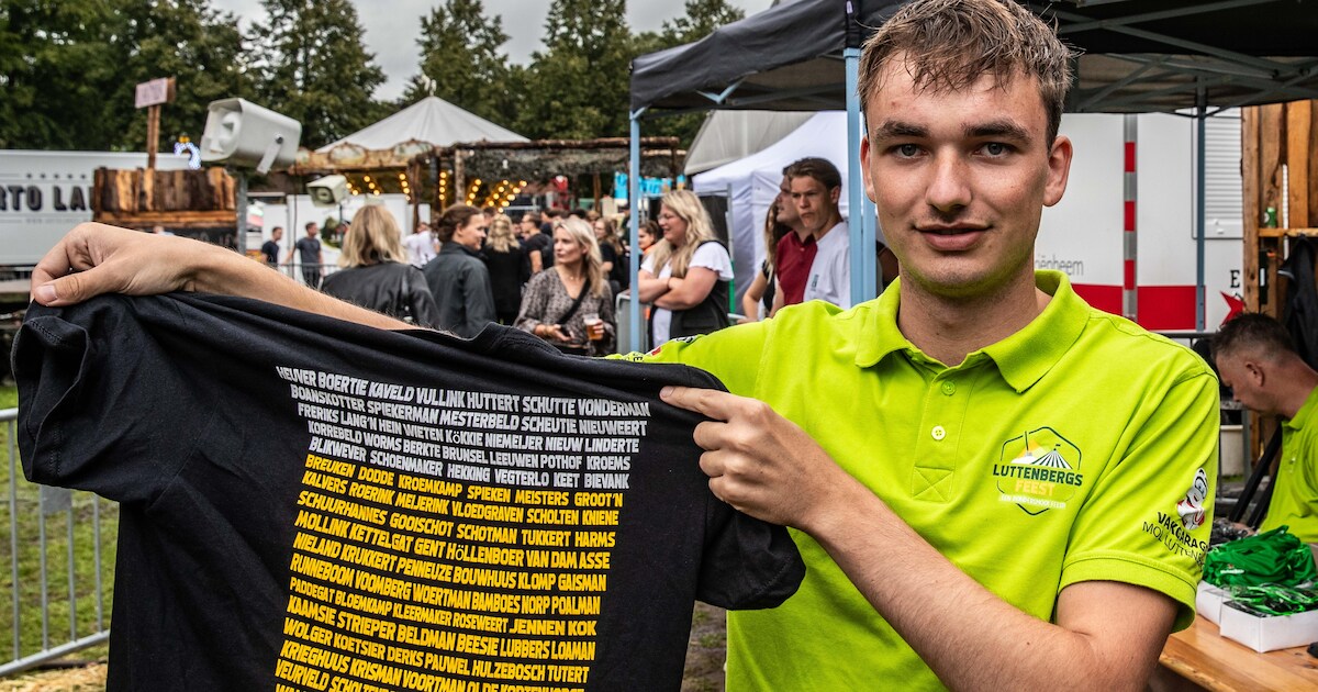 Afstuderen bij het dorpsfeest? In Luttenberg doet Roan (21) het: ‘Binnen een halfuur was het uitverk