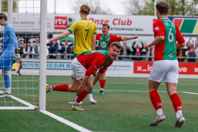 LIVE | Aan doelpunten geen gebrek deze zaterdag; Bon Boys op voorsprong in kampioensduel