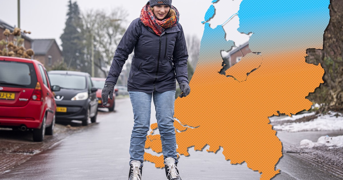 Waarom het steeds vriest boven Zwolle en dooit ten zuiden van de stad