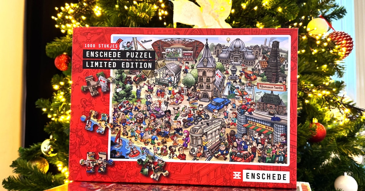 Hoe leuk?! Enschede heeft nu een eigen puzzel vol herkenbare plekken