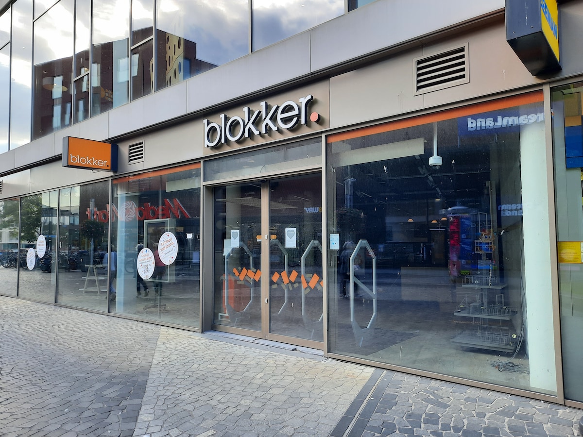 De Blokker aan het Eemplein in Amersfoort sloot vorig jaar november de deuren, maar heropent binnenkort weer.