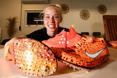 Inge (19) durfde eerst niet mee te doen met dorpsloop, nu gaat ze naar EK: ‘Ik weet wat ik kan’