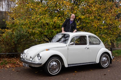 Gerrits herinneringen aan witte VW Kever gaan ver terug, dus toen hij deze vond, was hij meteen verk
