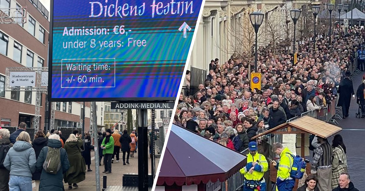 LIVE Dickens Festijn | Bezoekers stromen binnen • Wachttijd: 1 uur