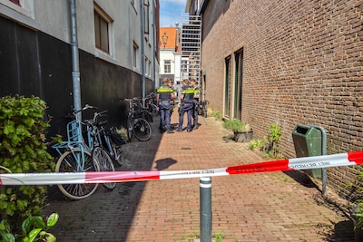 Zonnepaneel valt op voorbijrijdende fietser in Amersfoort