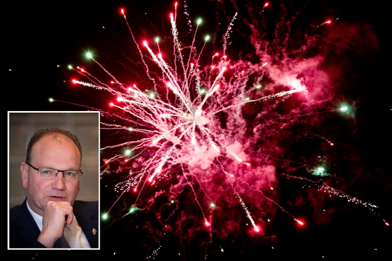 De Apeldoornse burgemeester Ton Heerts moet rekening houden met alle belangen bij de invoering van een vuurwerkverbod.