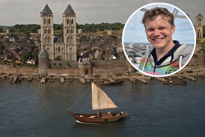 Hoe Deventer eruitzag in het jaar 1388? Roy maakte deze reconstructie