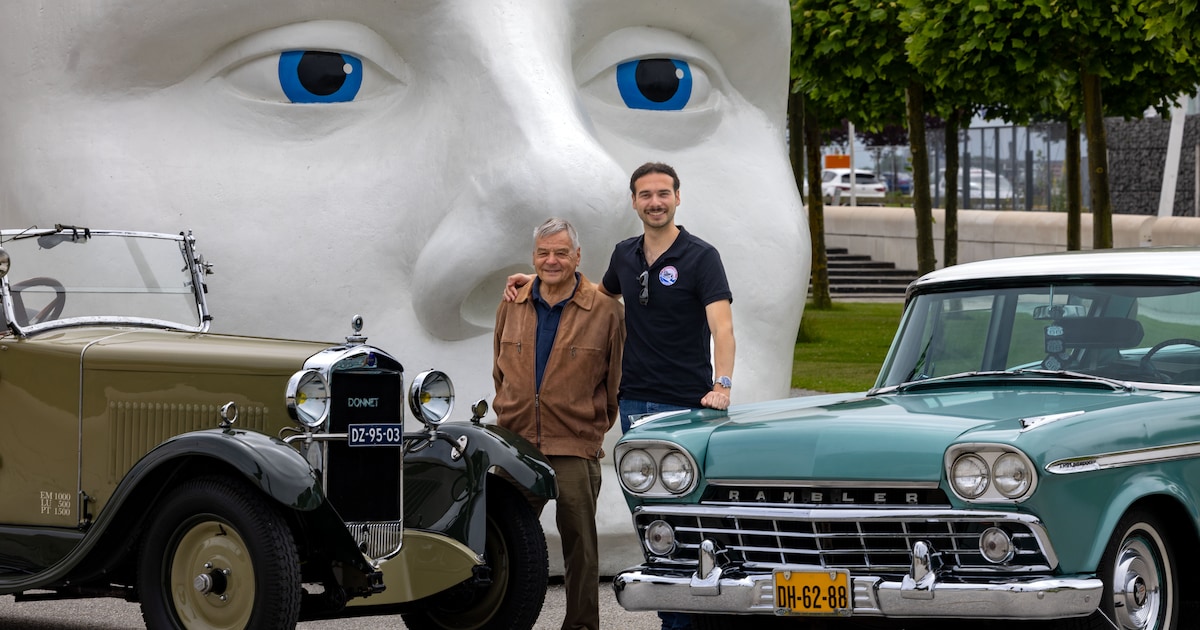 Als kind liep Jeremy al om de auto’s van Hubert heen, nu sleutelen ze samen