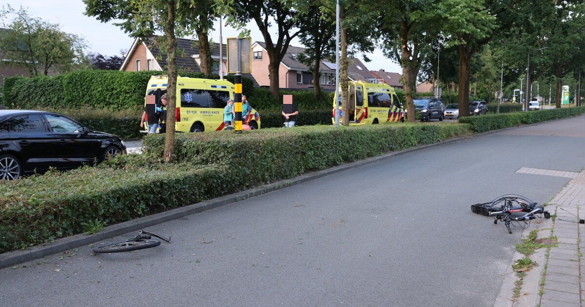 Fietser gewond bij botsing op Lunterseweg in Barneveld