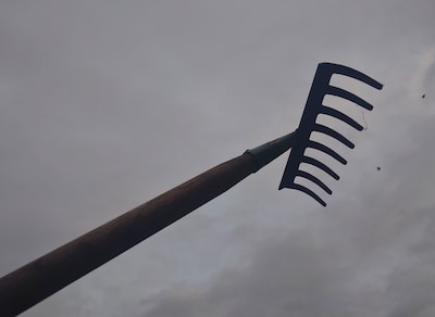 Sloeg jonge Vroomshoper met een hark om zich heen of klopt er niets van?