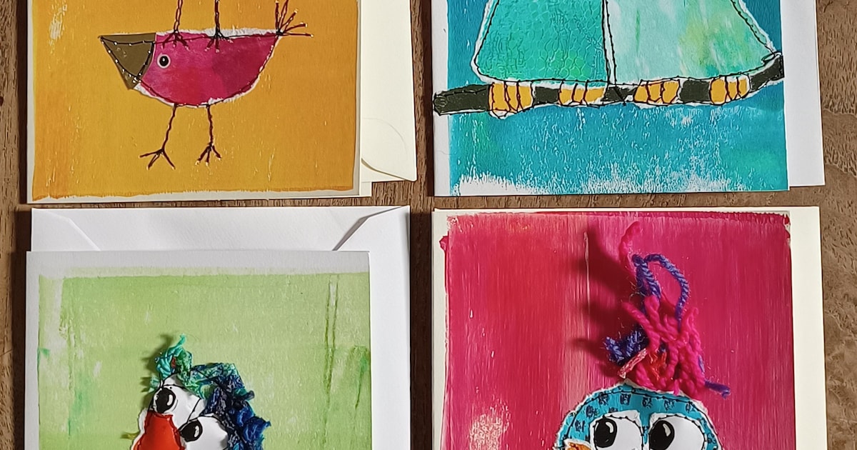 Gekke vogels in Kerkje de Rietstap in Dinxperlo