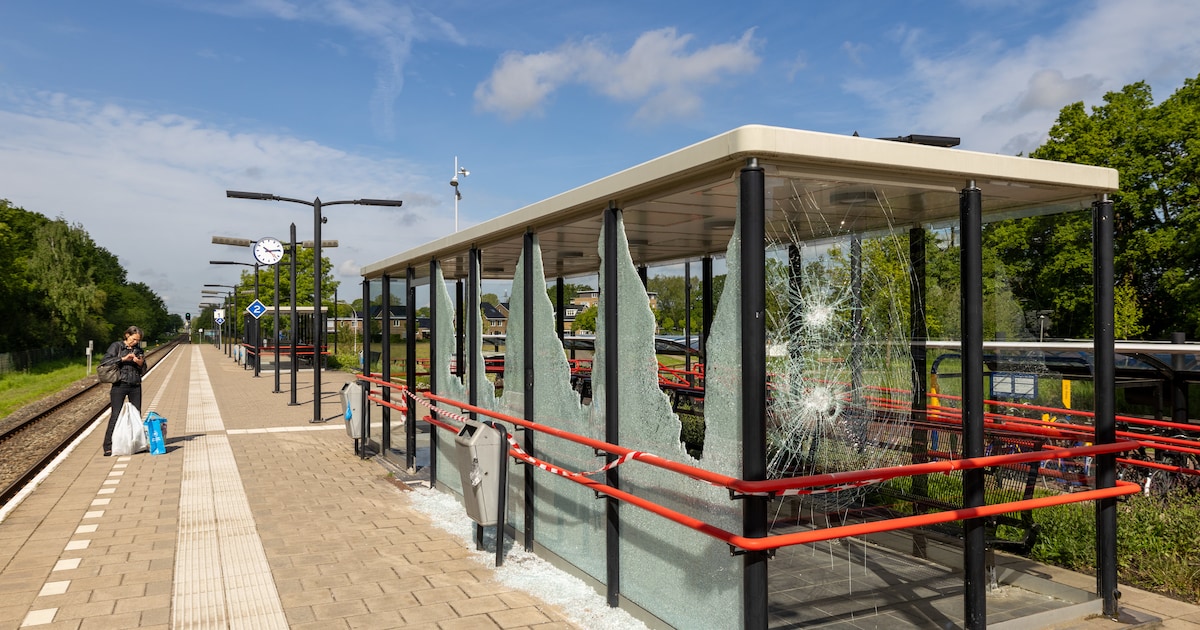 Hengelo maakt schade op na vernielingen op stations: 50.000 euro, nog geen verdachten