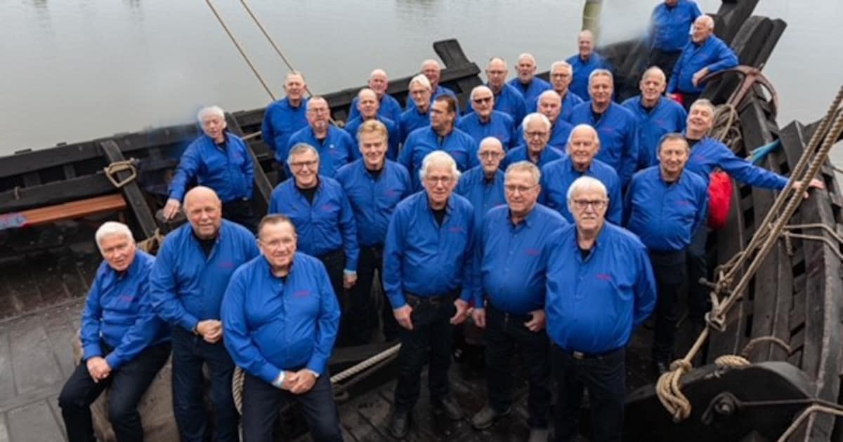 Mannenkoor Recht Deur Zee viert 25-jarig jubileum met concert