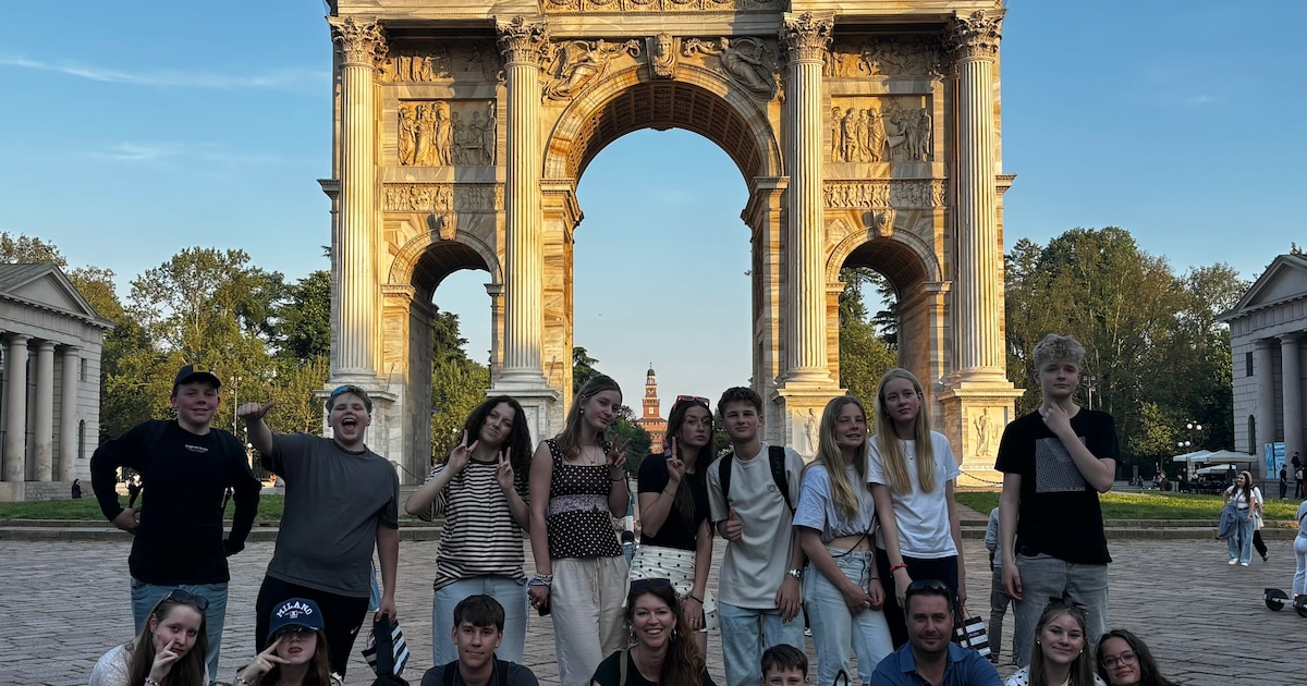 Leerlingen uit Zwartsluis op culturele uitwisseling naar Italië