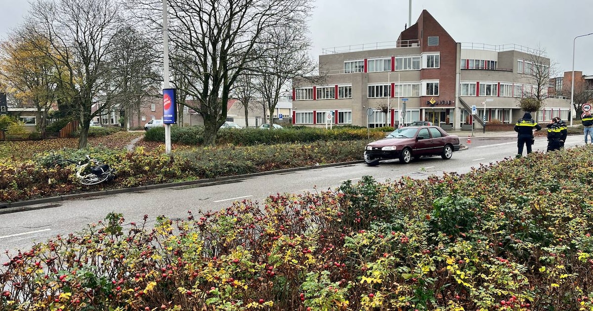 Fiets eindigt meters verderop in bosjes na ongeluk in Hardenberg