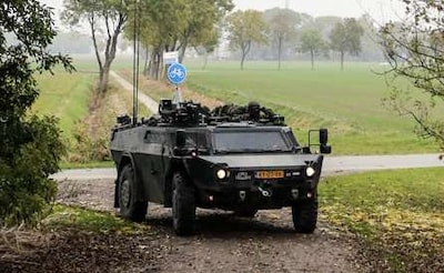 Militairen oefenen in en rond gemeente Voorst