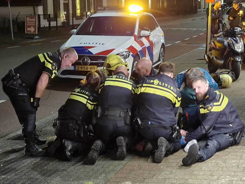 Politieonderzoek op straat