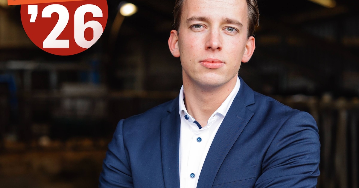 Tom (25) is lijsttrekker van het CVO in Oldebroek: ‘Lokaal belang voorop’