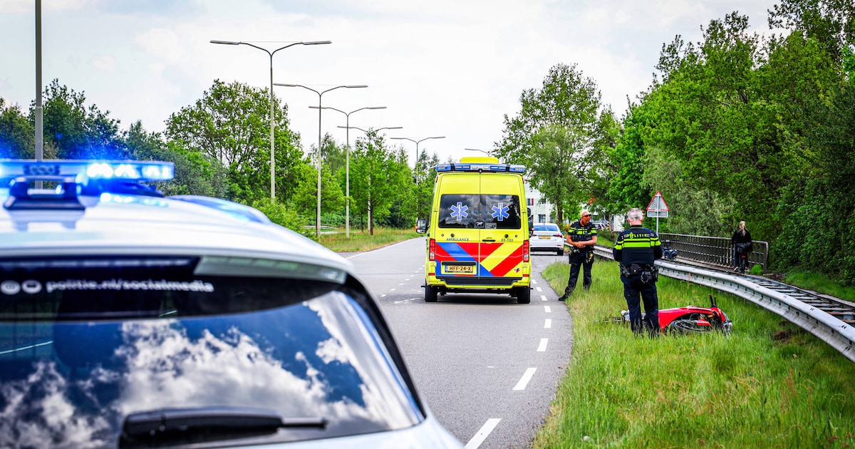 Motorrijder gewond bij ongeluk in Emmen