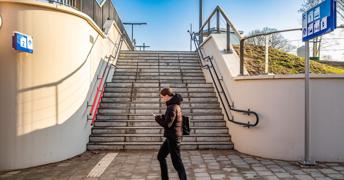 Foutje op splinternieuw station Raalte: ‘Ik vind dat rode ook best mooi’
