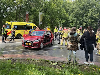 Veel schade na botsing in Garderen