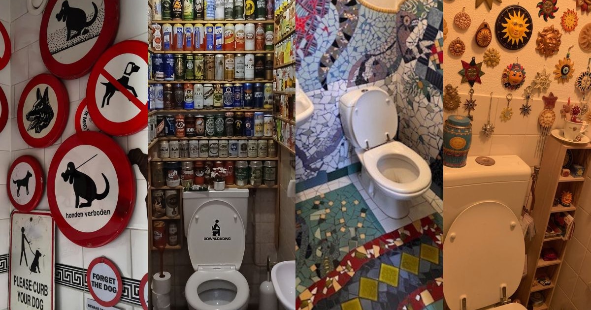 In het kleinste kamertje: dit zijn de uniekste wc's van Amersfoorters