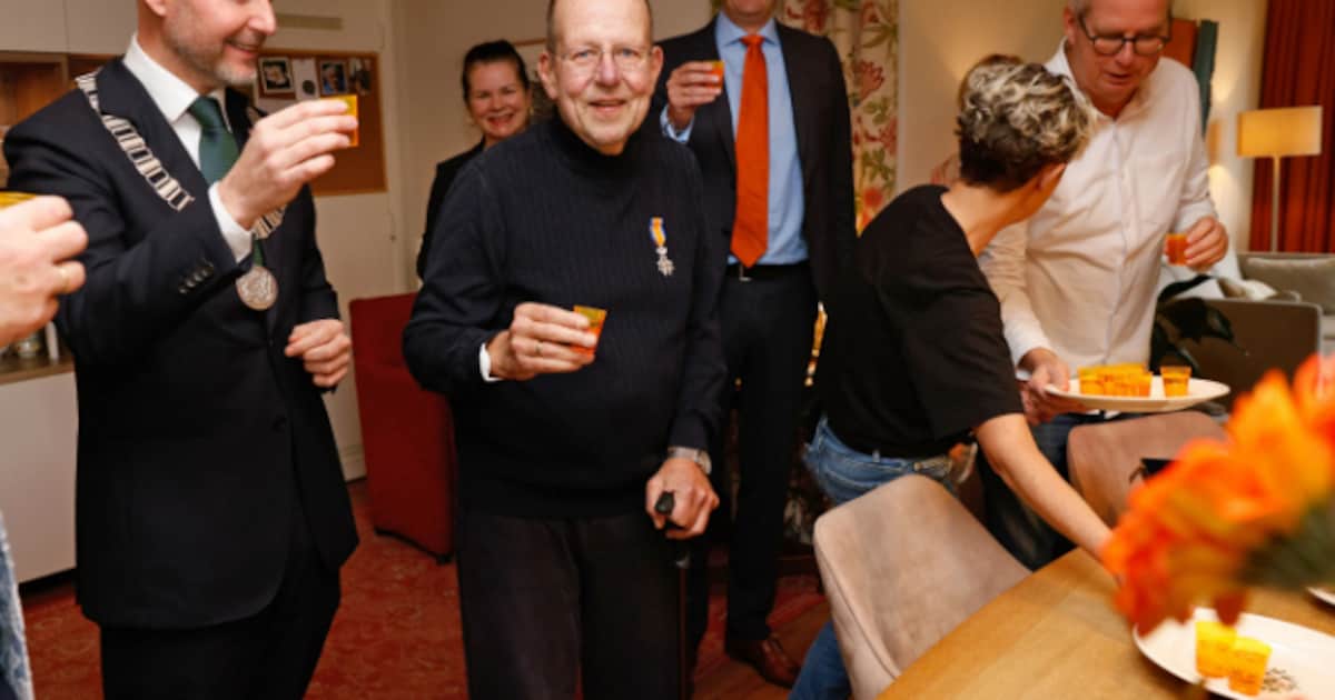 Theo Reijn krijgt koninklijke onderscheiding in Eemnes