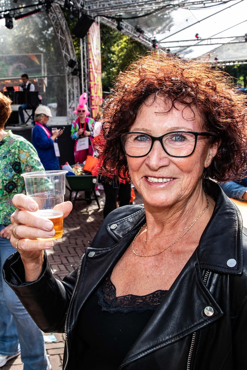 Alie Vrielink komt elk jaar vanuit Italië naar de Bathmense kermis.
