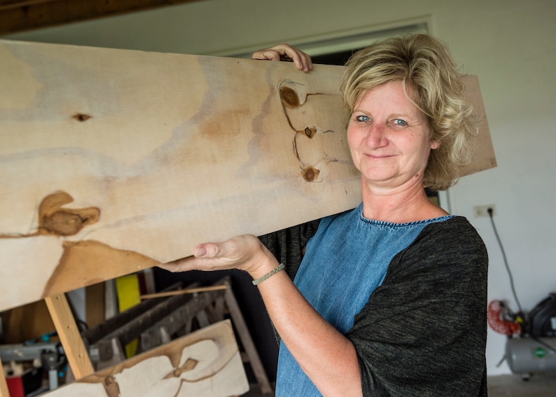 Kunstenares Mirjan Koldeweij.