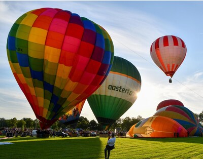 Ballonnen stijgen opnieuw op tijdens Balloonfair Staphorst