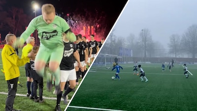 Mees Woesthuis (De Zweef JO8-6) zorgt voor Moment van de Week