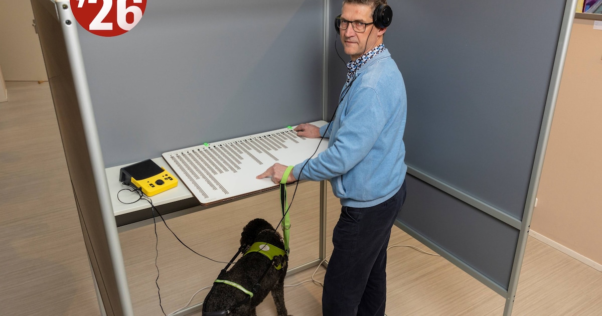 Ton (63) ziet slechts donkere vlekken, maar stemt woensdag wél zelfstandig: ‘Voor het eerst in 40 ja